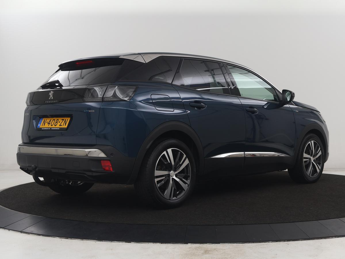 Peugeot 3008 Peugeot 3008 1.6 HYbrid 225 Allure Pack Business | SOH 87,4% | Half leder | Stoelverwarming | Carplay | Navigatie | Camera | Park assist | Climate control | Virtueel dashboard | Trekhaak