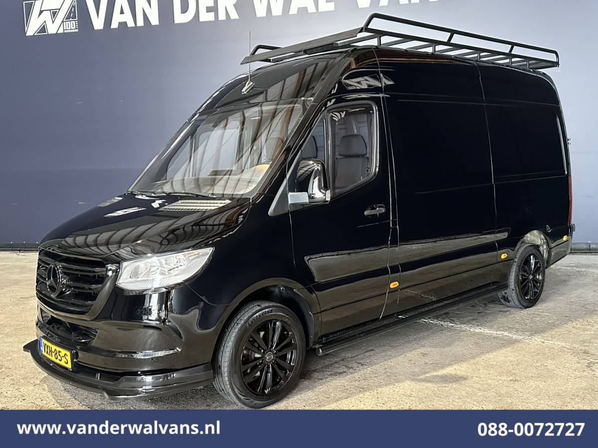 Mercedes-Benz Sprinter Mercedes-Benz Sprinter 314 CDI 143pk L2H2 Euro6 Airco | Imperiaal | Camera | Apple Carplay | LM Velgen | Cruisecontrol Android Auto, Trekhaak, Sidebars, Bumper Kit, Bijrijdersbank