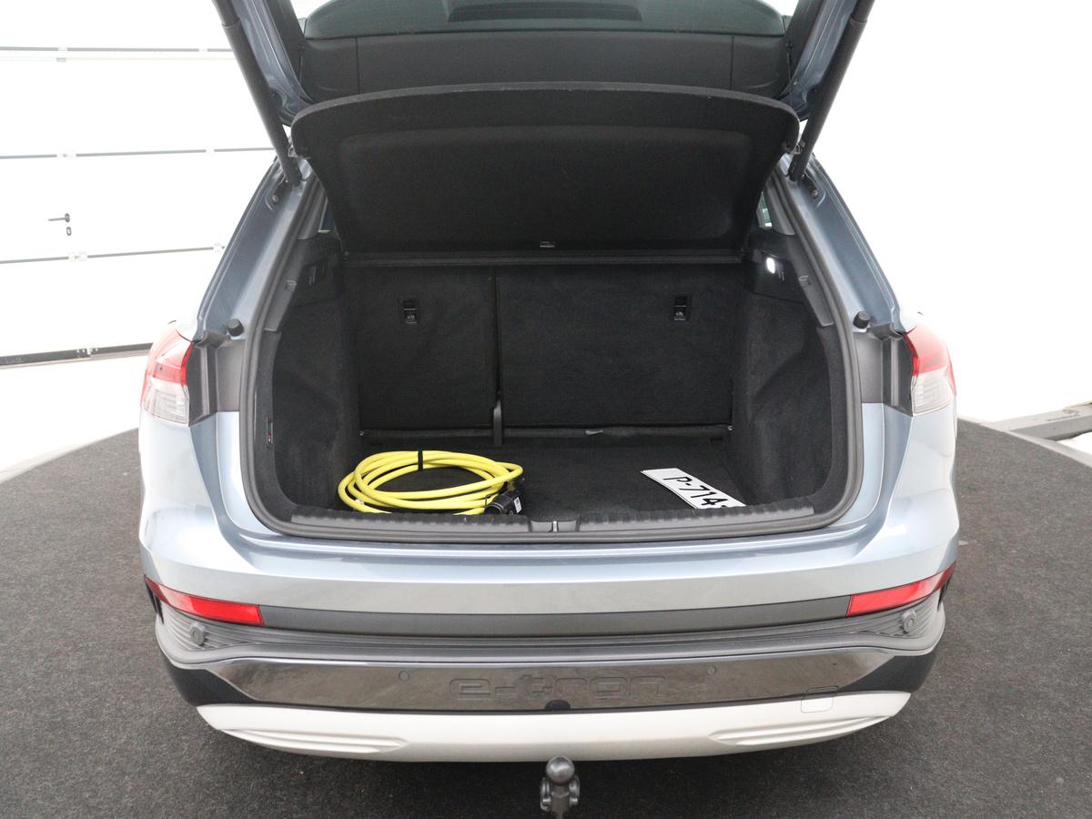 Audi Q4 e-tron Audi Q4 e-tron 40 Advanced edition 77 kWh | SOH 93,3% | Adaptive cruise | Stoelverwarming | Navigatie | Carplay | Climate control | Camera | Park assist | Trekhaak | 19″ velgen