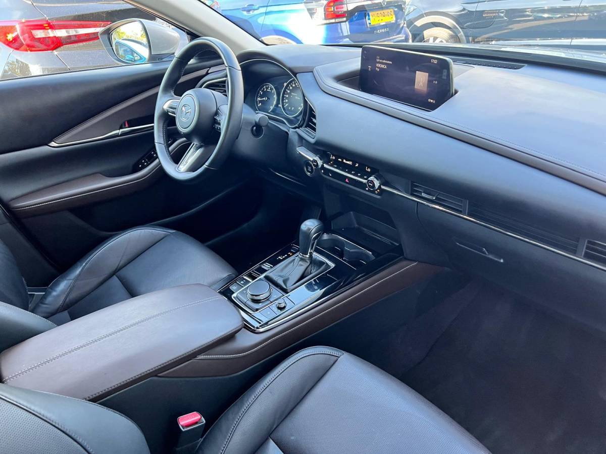 Mazda CX-30 Mazda CX-30 2.5 e-SkyActiv-G M Hybrid Takumi AUTOMAAT | LEDER | 360gr CAMERA | Bose AUDIO | MEEST LUXE UITVOERING | * 6JR GARANTIE |