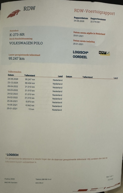 Volkswagen Polo Volkswagen Polo 1.0 TSI Comfortline Bovag Garantie NAP
