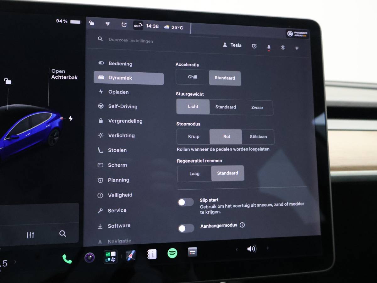 Tesla Model 3 Tesla Model 3 LONG RANGE AWD 75 kWh + TREKHAAK AFNEEMBAAR | PANORAMA | ZWART LEDER | STOELVERW. V+A