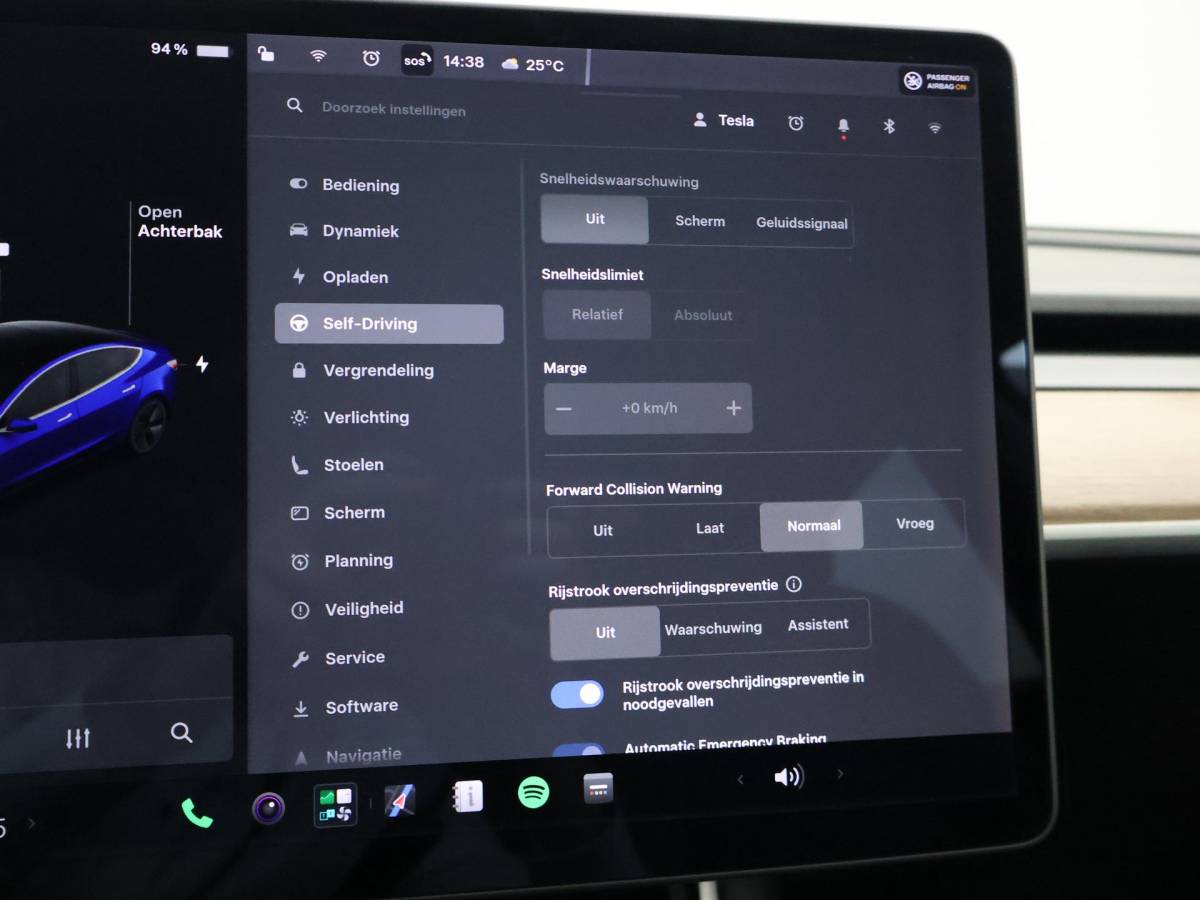 Tesla Model 3 Tesla Model 3 LONG RANGE AWD 75 kWh + TREKHAAK AFNEEMBAAR | PANORAMA | ZWART LEDER | STOELVERW. V+A