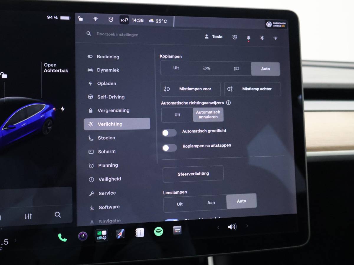 Tesla Model 3 Tesla Model 3 LONG RANGE AWD 75 kWh + TREKHAAK AFNEEMBAAR | PANORAMA | ZWART LEDER | STOELVERW. V+A