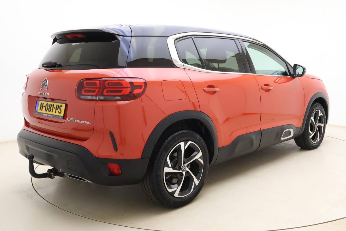 Citroën C5 Aircross Citroen C5 Aircross 1.2 PureTech 130pk Automaat Feel | Navigatie | Trekhaak | Achteruitrijcamera | Climate control | Cruise control | Parkeersensoren | 18″ Lichtmetalen velgen | Lage KM-stand