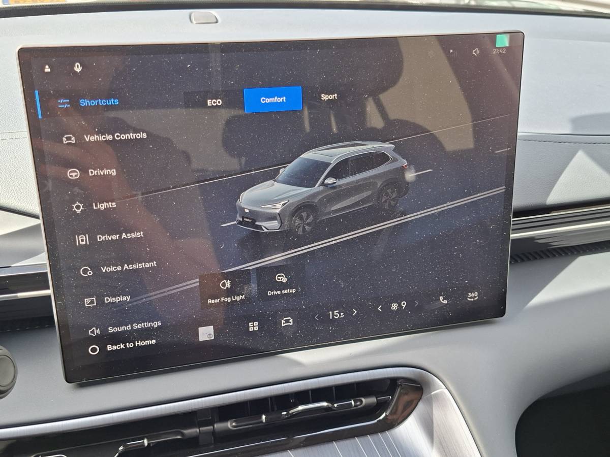 Geely E5 Geely E5 Pro+ 68 kWh V2L Long Range Adapt.Cruise Memory Frost grey