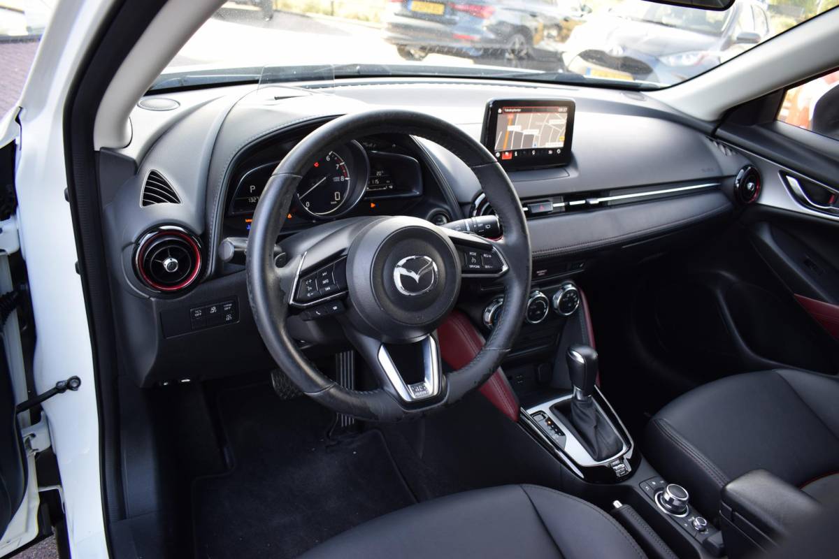 Mazda CX-3 Mazda CX-3 2.0 SkyActiv-G 120 GT-M Line | Automaat | Leer | HUD | Stoelverwarming