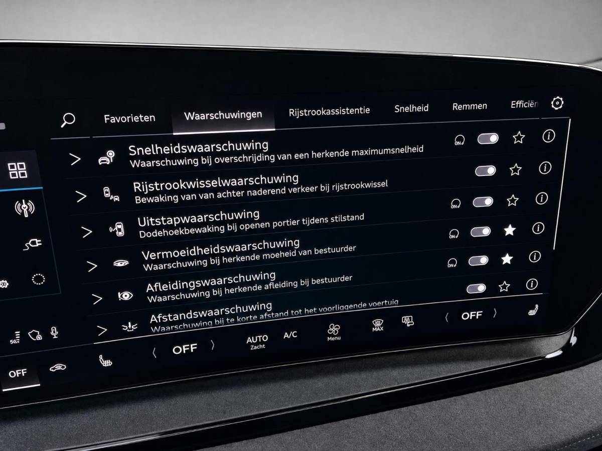 Audi Q6 e-tron Audi Q6 e-tron S edition 306pk performance 100 kWh · Panoramadak · Luchtvering · Trekhaak · 360 Camera · Warmtepomp · Head-Up · Elek. Voorstoelen · 21” Inch · 24-11-2030 of 100.000km