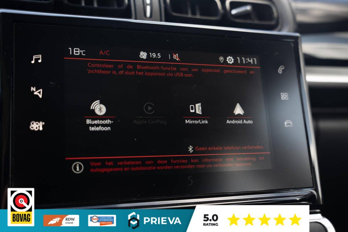 Citroën C3 Citroën C3 1.2 PureTech Shine | Apple CarPlay/Android Auto | stoelverwarming | Dealer onderhouden