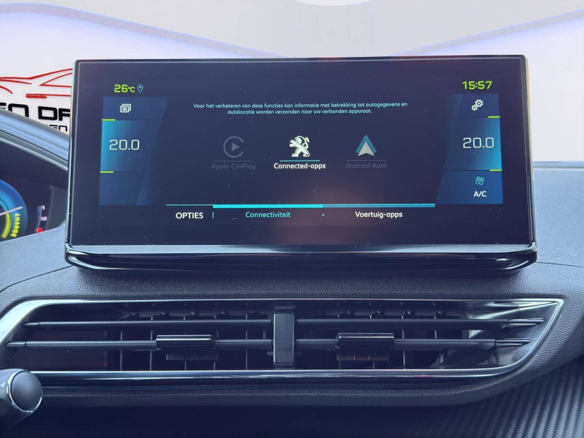 Peugeot 3008 Peugeot 3008 1.6 HYbrid 225 Allure /Apple & Android Carplay/BTW/Camera Achter/Cruise & Climate Control/Half-leder interieur/DAB+/FULL-LED/Stoelverwarming/18″LMV/(MET GARANTIE*)