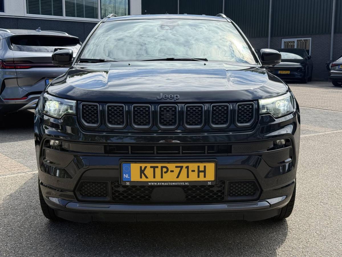 Jeep Compass Jeep Compass 4xe 240 Plug-in Hybrid Electric S 360 CAMERA| ELEKTRISCHE STOEL MET MEMORY| ALPINE AUDIO| STOEL + STUURVERWARMING| KEYLESS| DODE HOEK SENSOR| VOL OPTIES|