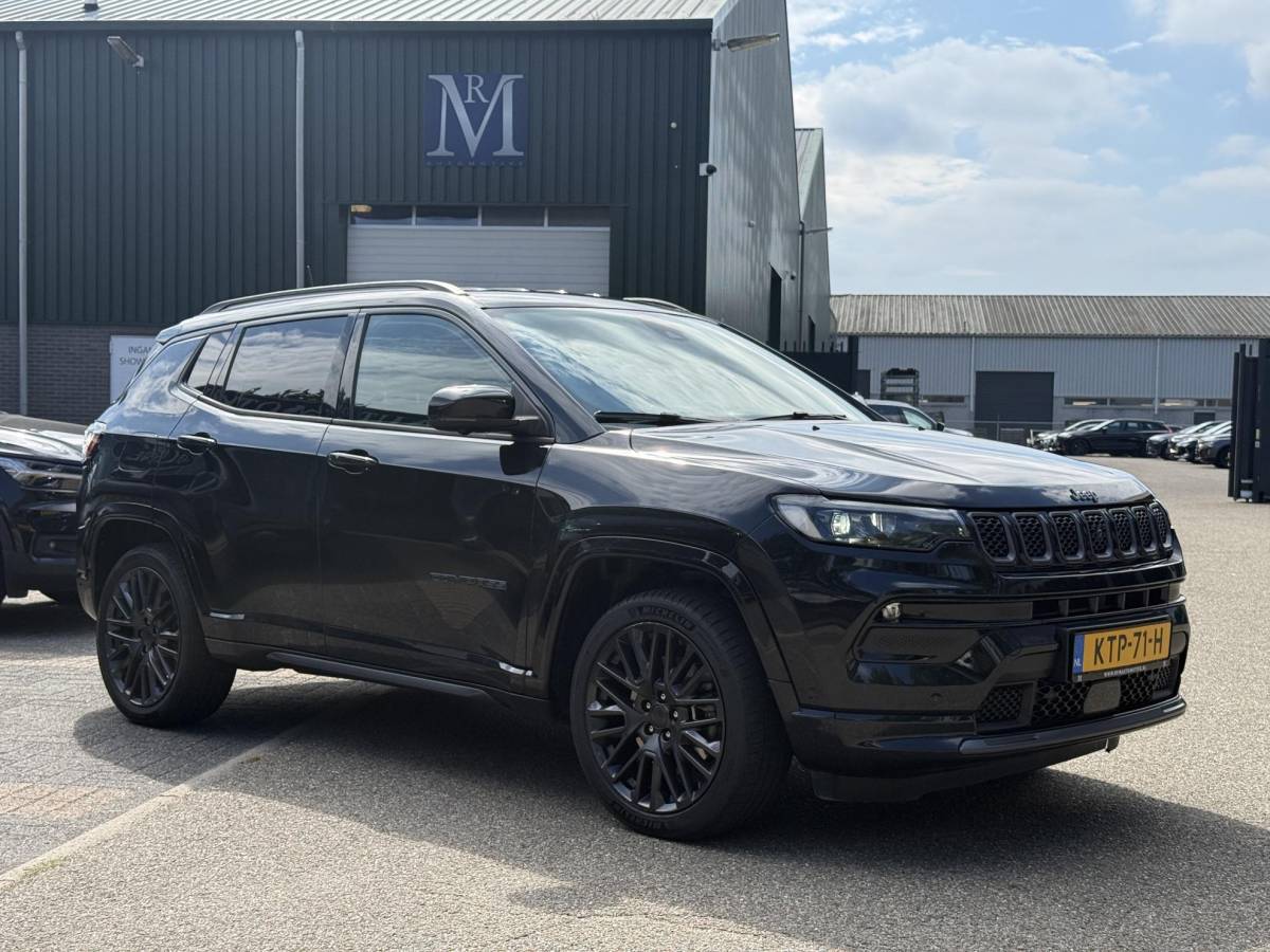 Jeep Compass Jeep Compass 4xe 240 Plug-in Hybrid Electric S 360 CAMERA| ELEKTRISCHE STOEL MET MEMORY| ALPINE AUDIO| STOEL + STUURVERWARMING| KEYLESS| DODE HOEK SENSOR| VOL OPTIES|