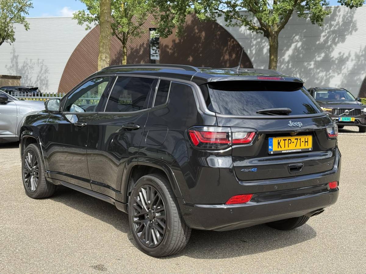 Jeep Compass Jeep Compass 4xe 240 Plug-in Hybrid Electric S 360 CAMERA| ELEKTRISCHE STOEL MET MEMORY| ALPINE AUDIO| STOEL + STUURVERWARMING| KEYLESS| DODE HOEK SENSOR| VOL OPTIES|
