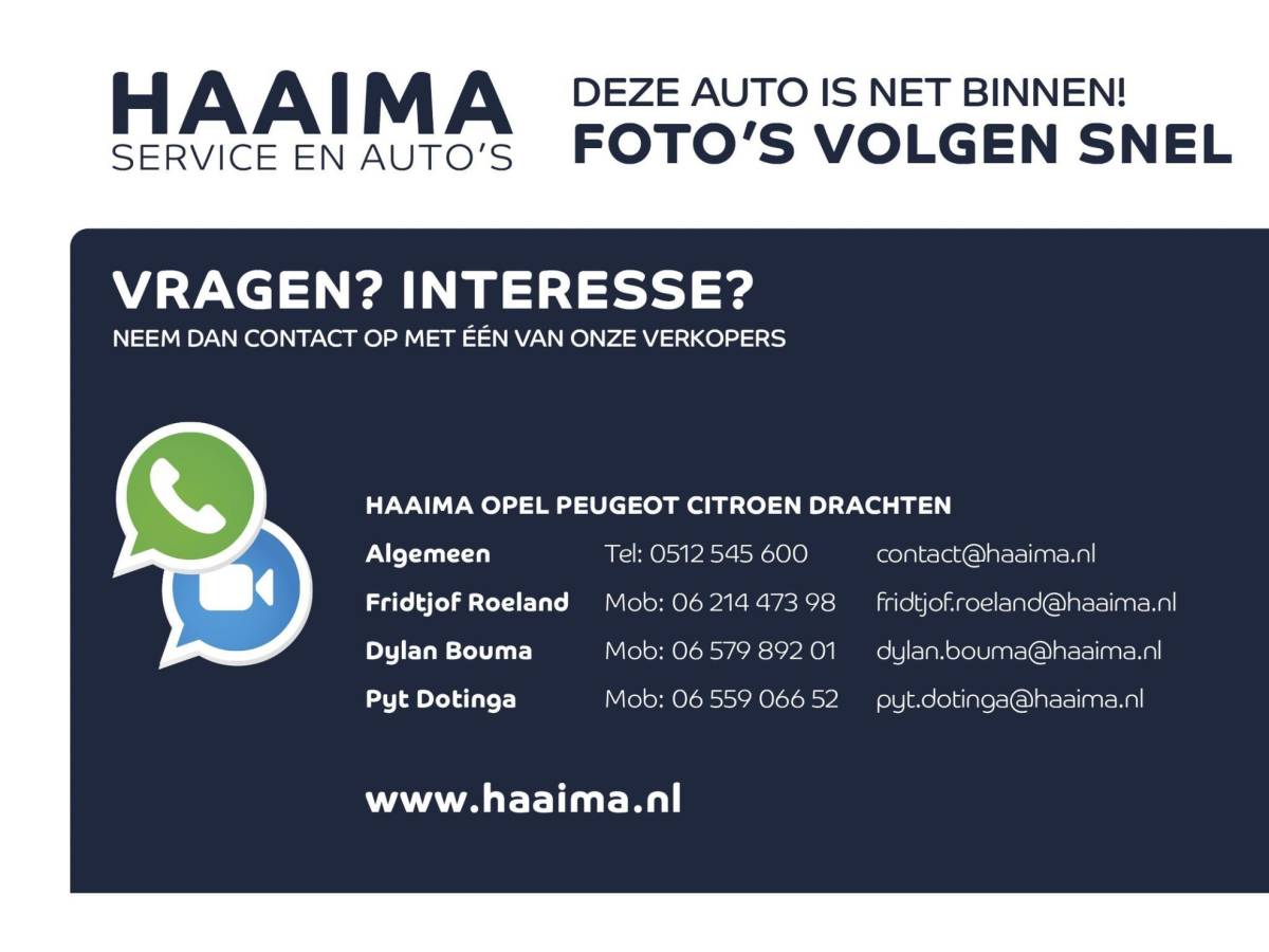 Peugeot e-2008 Peugeot e-2008 EV Business 54 kWh | NIEUWE VOORRAAD | 156PK | AUTOMAAT | 406KM WTLP | Camera Achter | Draadloos Appel Carplay & Android Auto |