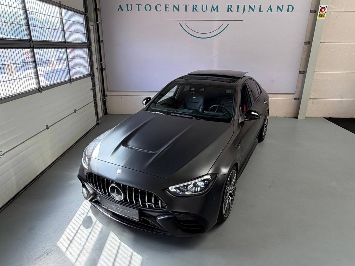 Mercedes-Benz C-Klasse Mercedes-Benz C-klasse AMG 63 S E Performance, panoramadak, 680PK, Head-up, Burmester, Sfeerverlichting, Track-pace