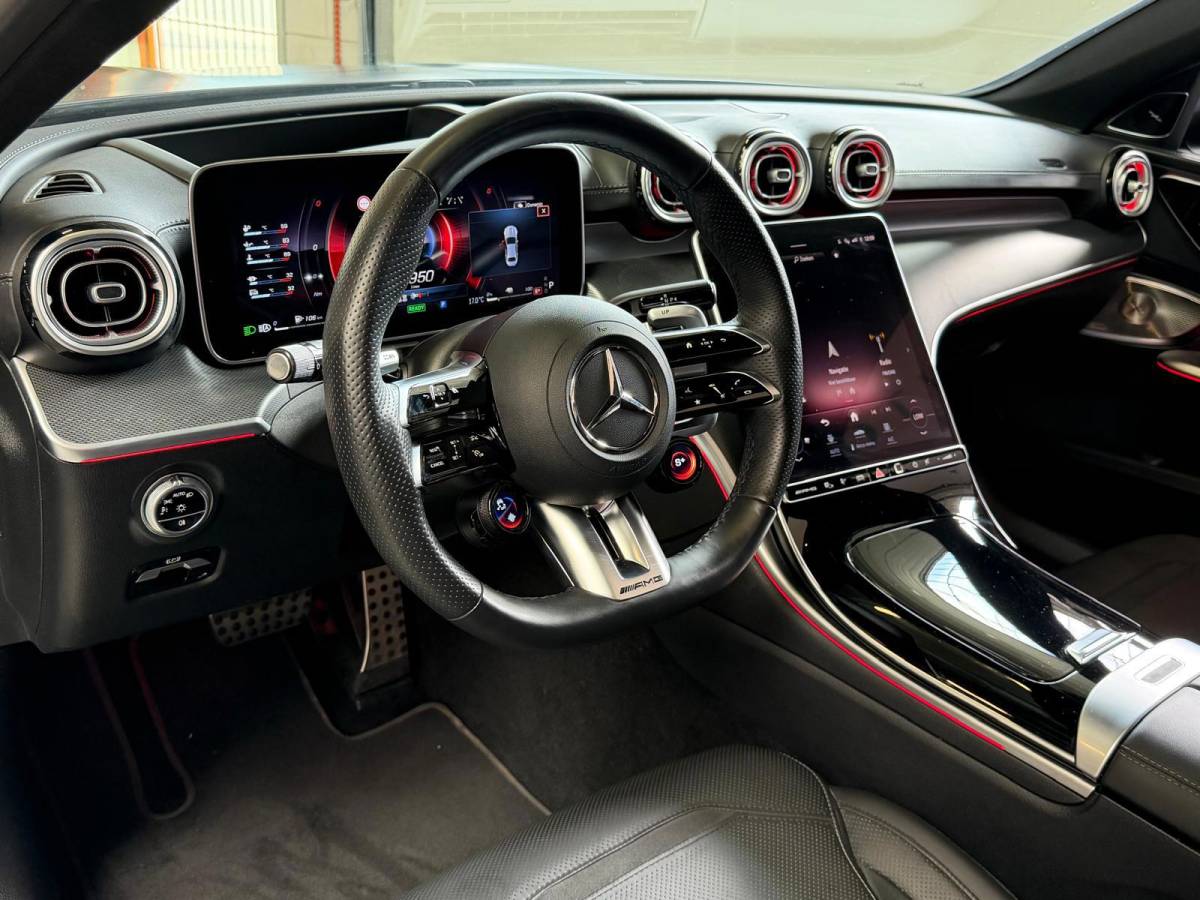 Mercedes-Benz C-Klasse Mercedes-Benz C-klasse AMG 63 S E Performance, panoramadak, 680PK, Head-up, Burmester, Sfeerverlichting, Track-pace