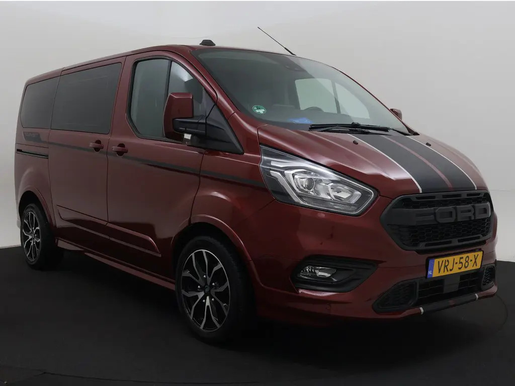 Ford Transit Custom Ford Transit Custom 320 2.0 TDCI L1H1 Sport AUT. Sport | 185pk! | 5 Pers. | Winterpakket | Navi | Clima | Trehaak | PDC |  08-2022 56.854 KM
