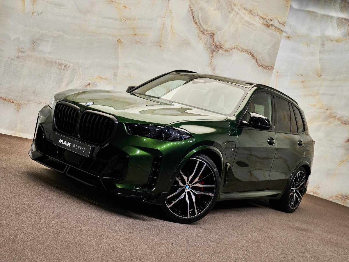 BMW X5 BMW X5 xDrive50e M Sport Pro , NL-auto, Sonderlackierung, pano, 4W-best., H/K, Luchtv., Merino, memory, 22″, HUD, tr.haak, privacy