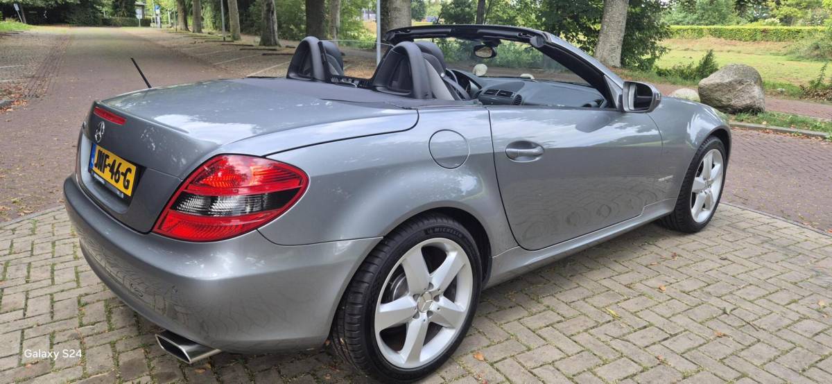 Mercedes-Benz SLK Mercedes SLK-klasse 200 K. Prestige💢€12000,-💢keurige  cabrio automaat leer 98051 km aantoonbaar !