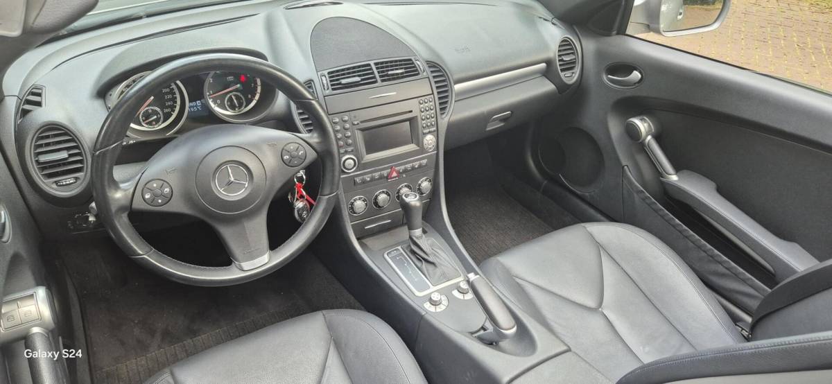 Mercedes-Benz SLK Mercedes SLK-klasse 200 K. Prestige💢€12000,-💢keurige  cabrio automaat leer 98051 km aantoonbaar !
