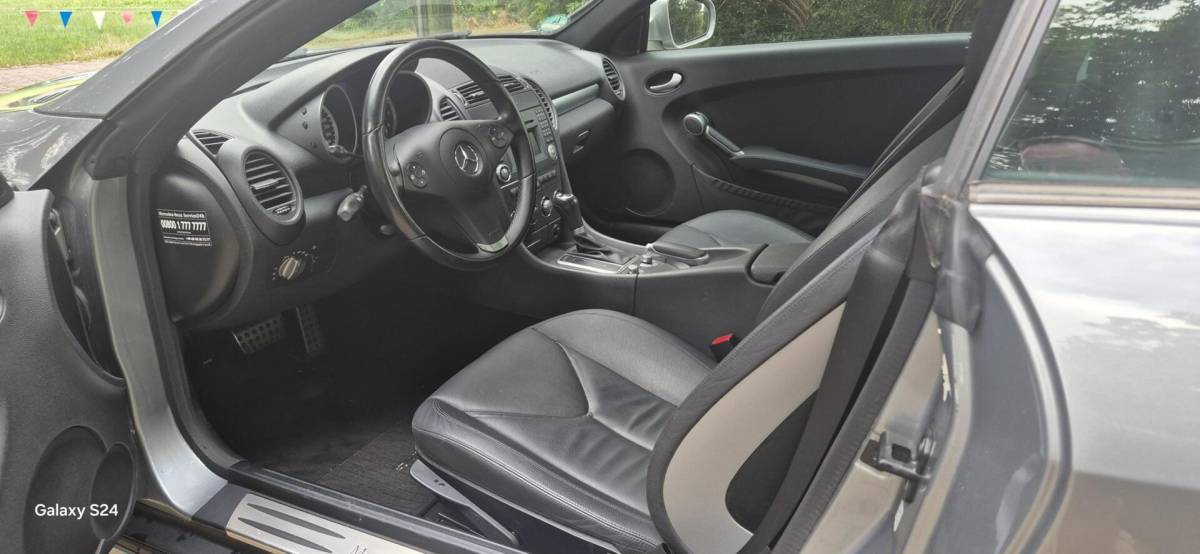 Mercedes-Benz SLK Mercedes SLK-klasse 200 K. Prestige💢€12000,-💢keurige  cabrio automaat leer 98051 km aantoonbaar !