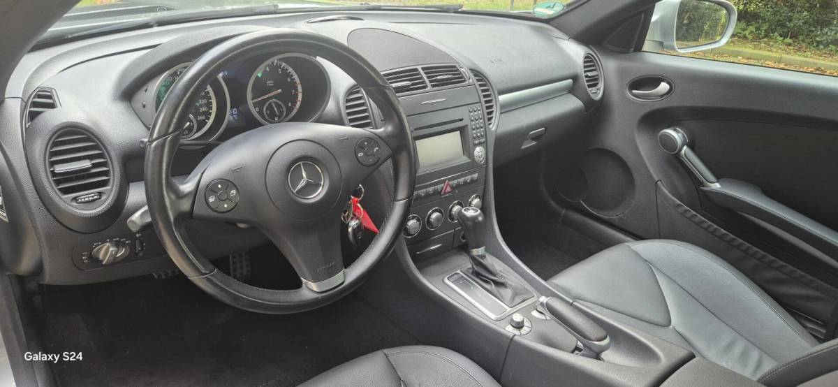 Mercedes-Benz SLK Mercedes SLK-klasse 200 K. Prestige💢€12000,-💢keurige  cabrio automaat leer 98051 km aantoonbaar !