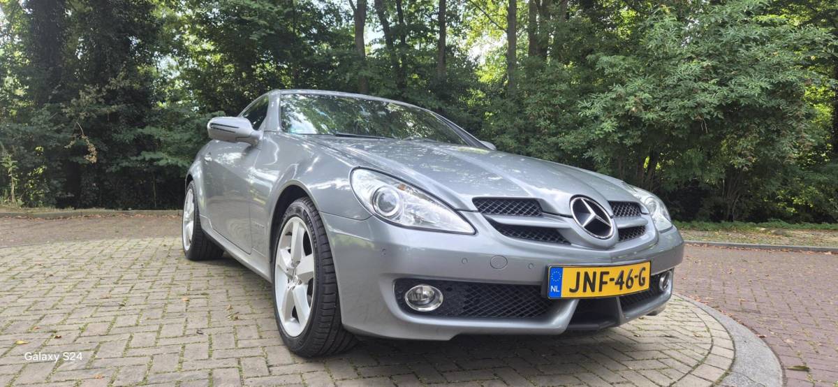 Mercedes-Benz SLK Mercedes SLK-klasse 200 K. Prestige💢€12000,-💢keurige  cabrio automaat leer 98051 km aantoonbaar !