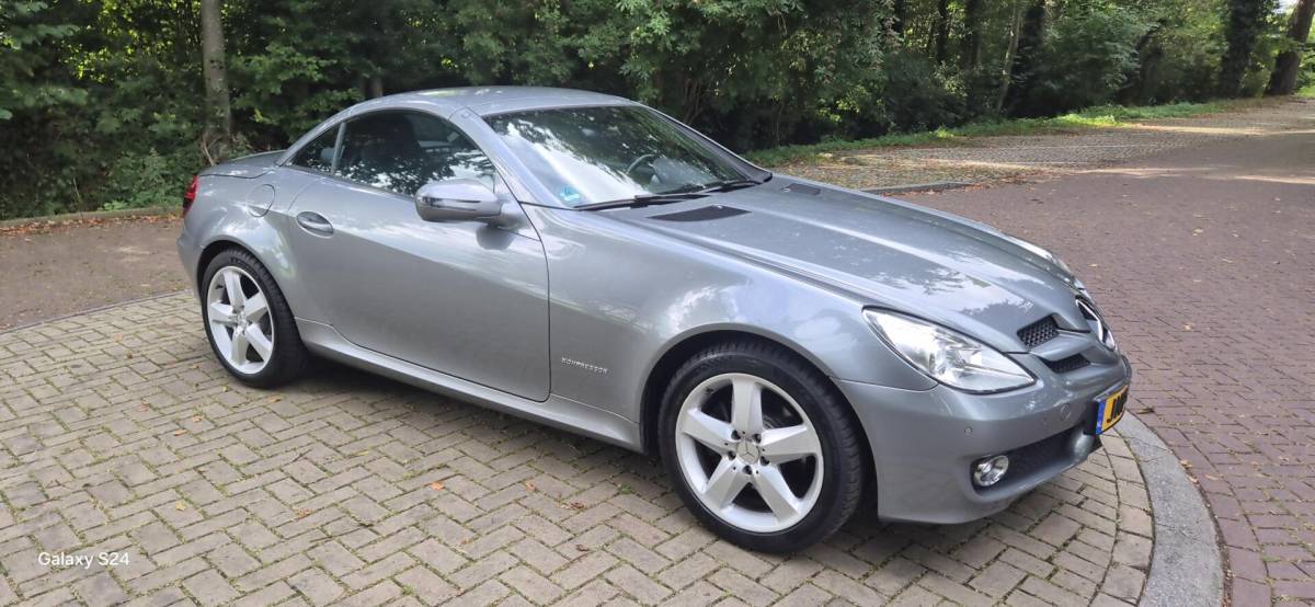 Mercedes-Benz SLK Mercedes SLK-klasse 200 K. Prestige💢€12000,-💢keurige  cabrio automaat leer 98051 km aantoonbaar !