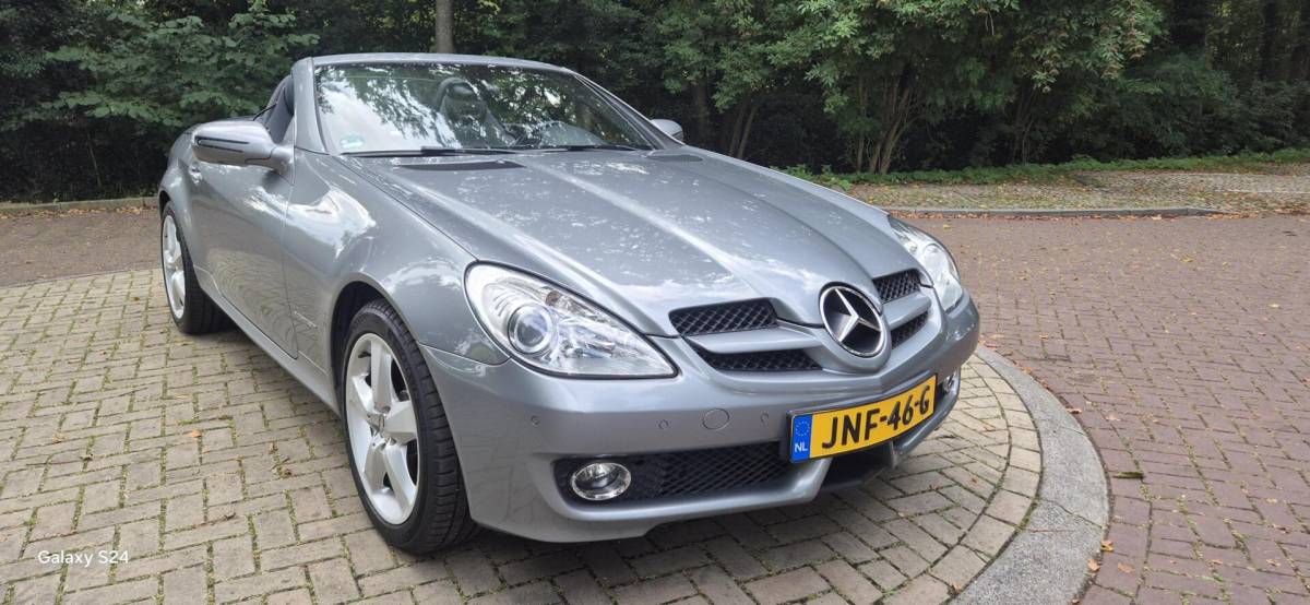 Mercedes-Benz SLK Mercedes SLK-klasse 200 K. Prestige💢€12000,-💢keurige  cabrio automaat leer 98051 km aantoonbaar !