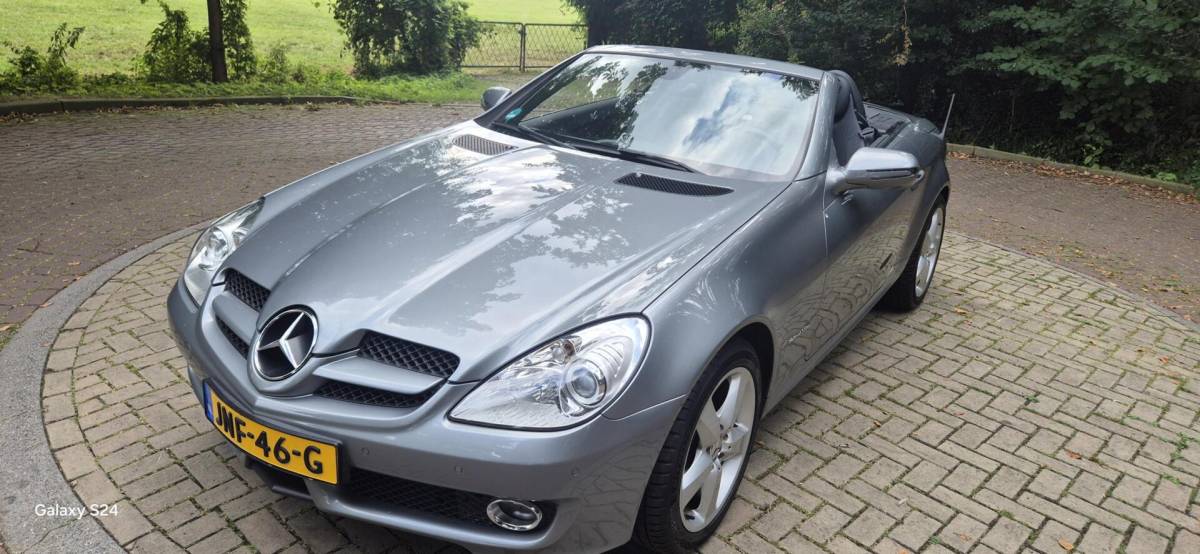 Mercedes-Benz SLK Mercedes SLK-klasse 200 K. Prestige💢€12000,-💢keurige  cabrio automaat leer 98051 km aantoonbaar !
