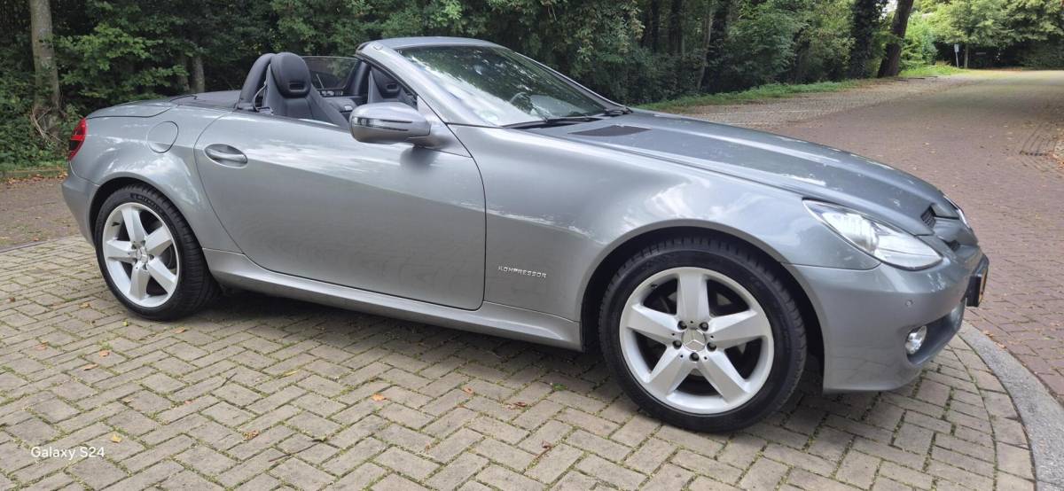 Mercedes-Benz SLK Mercedes SLK-klasse 200 K. Prestige💢€12000,-💢keurige  cabrio automaat leer 98051 km aantoonbaar !