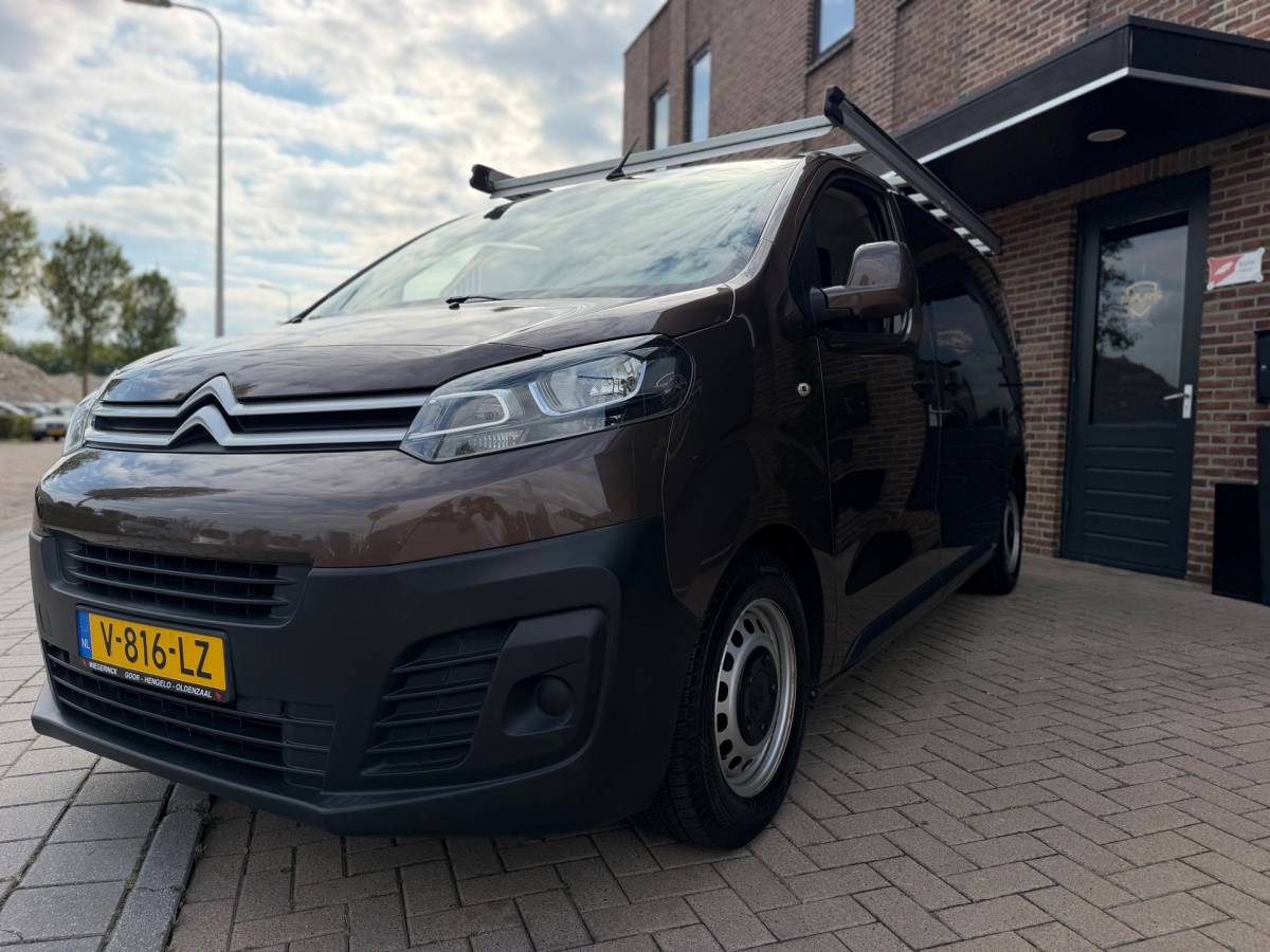 Citroën Jumpy Citroen Jumpy 1.6 BlueHDI 95 Comfort M S&S Automaat Dubbele Schuifdeuren Airco Cruise Navi CarPlay Elk.Ramen Trekhaak.