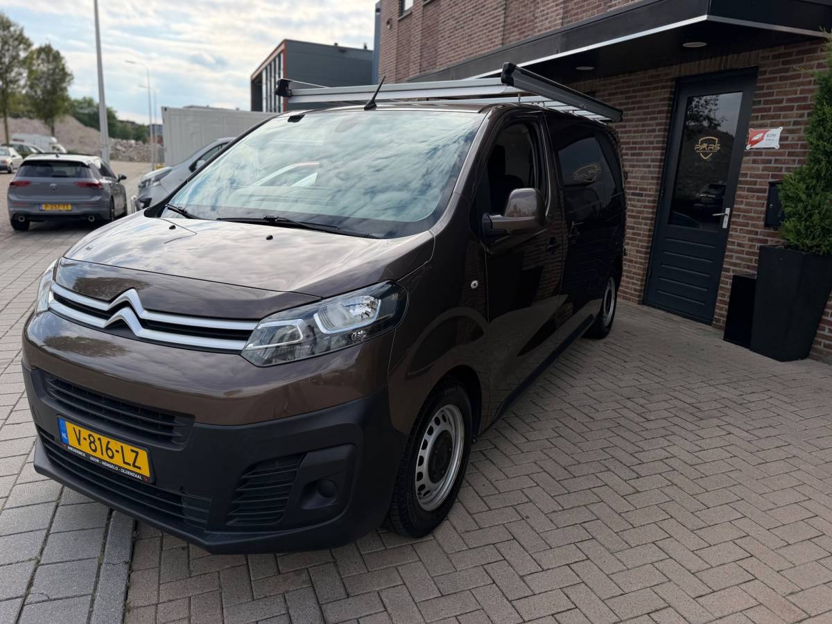 Citroën Jumpy Citroen Jumpy 1.6 BlueHDI 95 Comfort M S&S Automaat Dubbele Schuifdeuren Airco Cruise Navi CarPlay Elk.Ramen Trekhaak.
