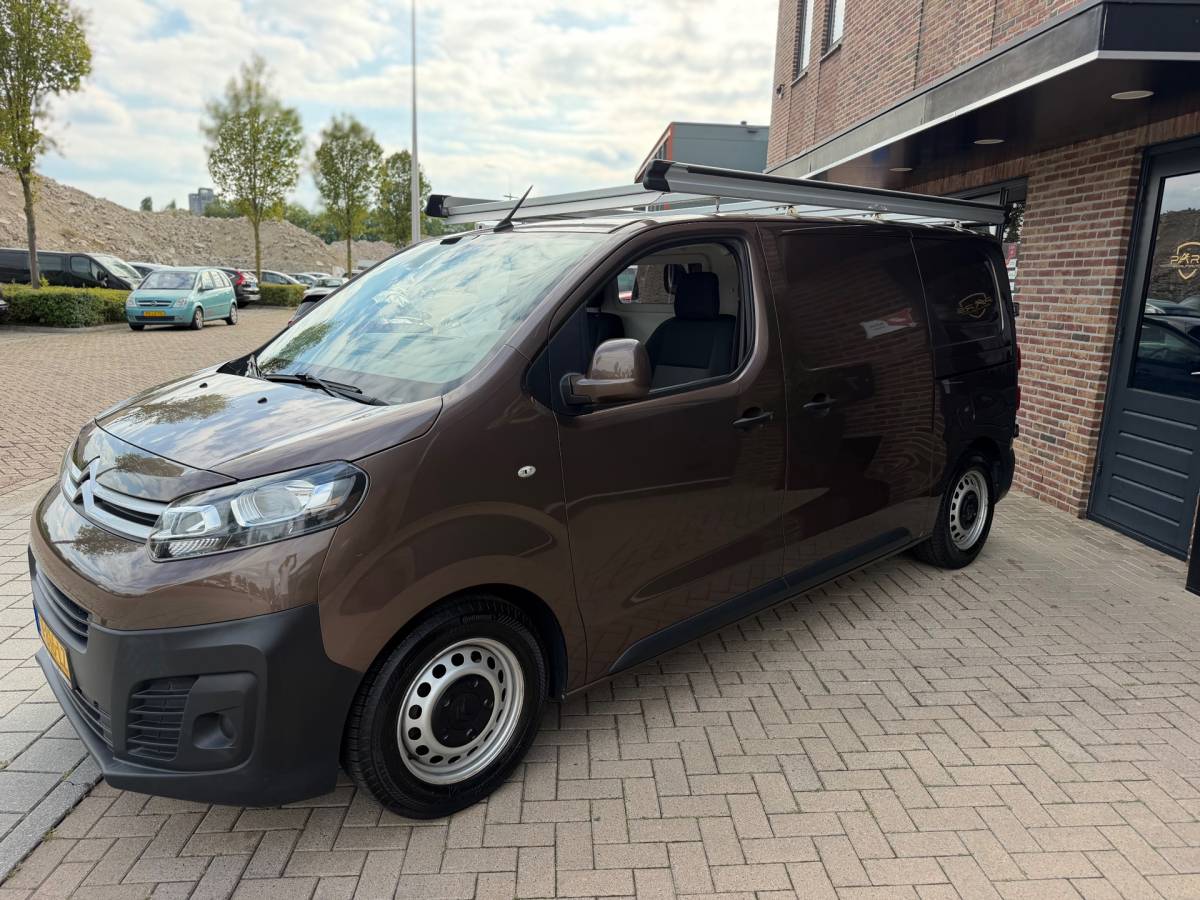 Citroën Jumpy Citroen Jumpy 1.6 BlueHDI 95 Comfort M S&S Automaat Dubbele Schuifdeuren Airco Cruise Navi CarPlay Elk.Ramen Trekhaak.