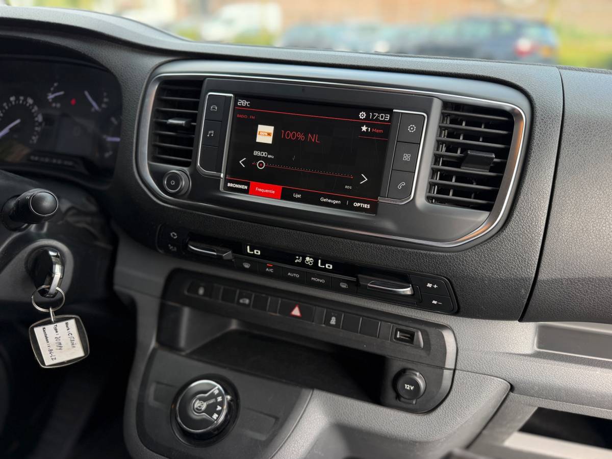 Citroën Jumpy Citroen Jumpy 1.6 BlueHDI 95 Comfort M S&S Automaat Dubbele Schuifdeuren Airco Cruise Navi CarPlay Elk.Ramen Trekhaak.