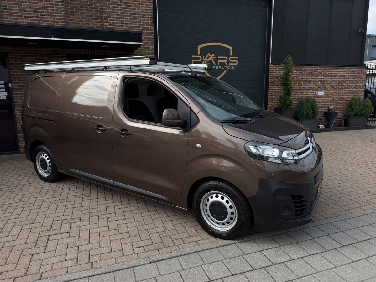 Citroën Jumpy Citroen Jumpy 1.6 BlueHDI 95 Comfort M S&S Automaat Dubbele Schuifdeuren Airco Cruise Navi CarPlay Elk.Ramen Trekhaak.