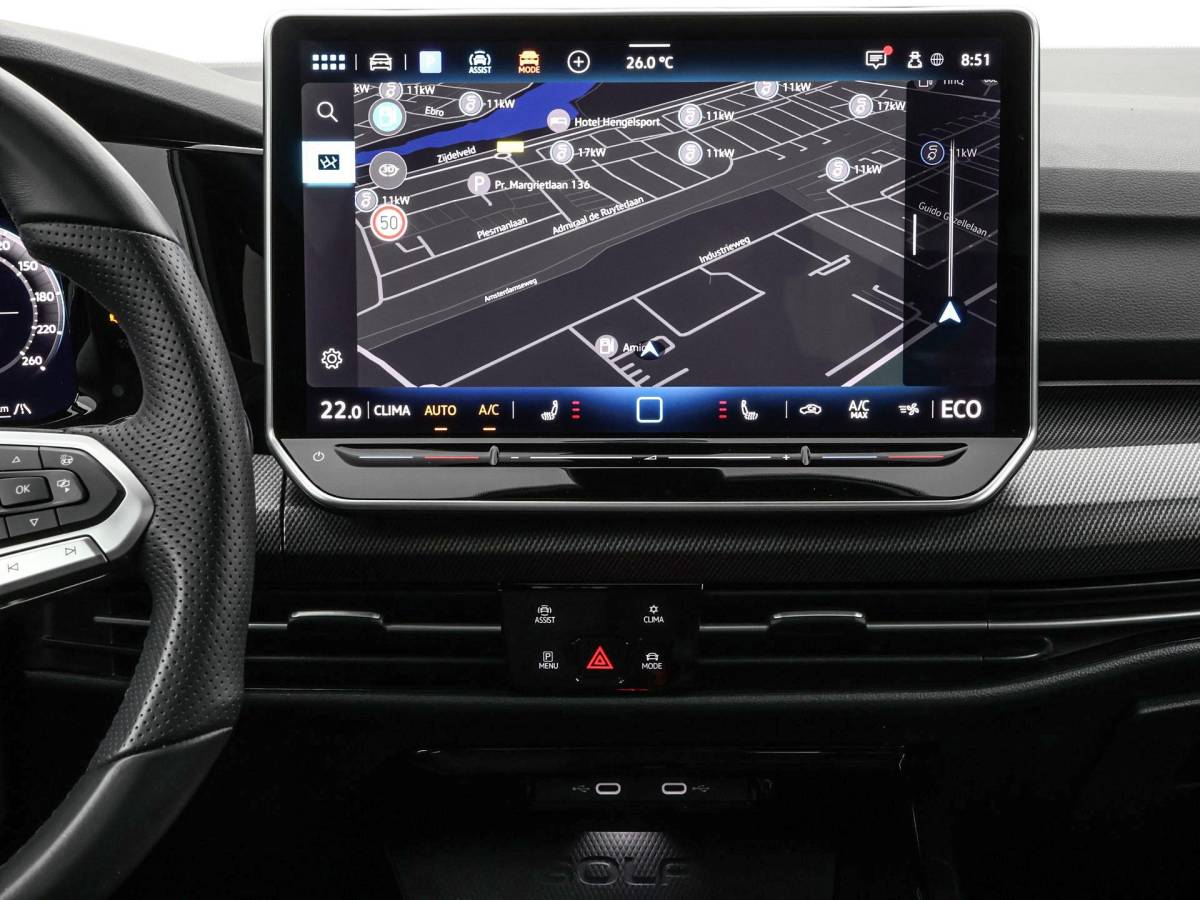 Volkswagen Golf Volkswagen Golf 1.5 eHybrid 272pk DSG GTE · Panoramadak · 360 Camera · Head-Up Display · Matrix LED · Optiekpakket Zwart · Dodehoeksensor · Garantie t/m 10-11-2030 of 100.000km