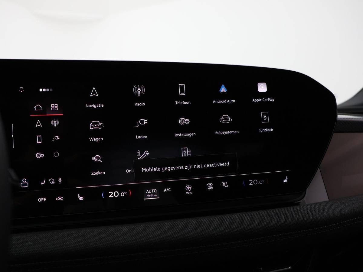 Audi A6 Avant e-tron Audi A6 Avant e-tron 367pk edition performance 100 kWh · SOH 97,8% · Warmtepomp · 360 Camera · Luchtvering · Wegklapbare Trekhaak · Stoel-& Stuurverwarming · 21” Inch · Garantie t/m 10-12-2030 of 100.000km