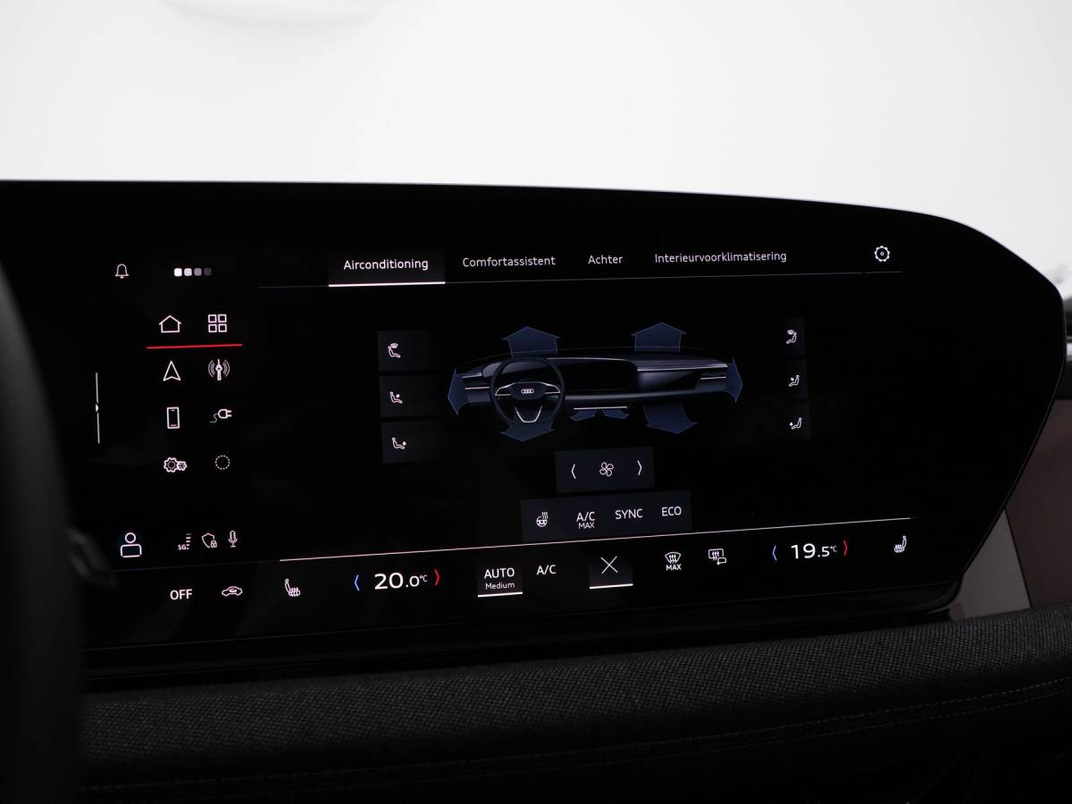 Audi A6 Avant e-tron Audi A6 Avant e-tron 367pk edition performance 100 kWh · SOH 97,8% · Warmtepomp · 360 Camera · Luchtvering · Wegklapbare Trekhaak · Stoel-& Stuurverwarming · 21” Inch · Garantie t/m 10-12-2030 of 100.000km