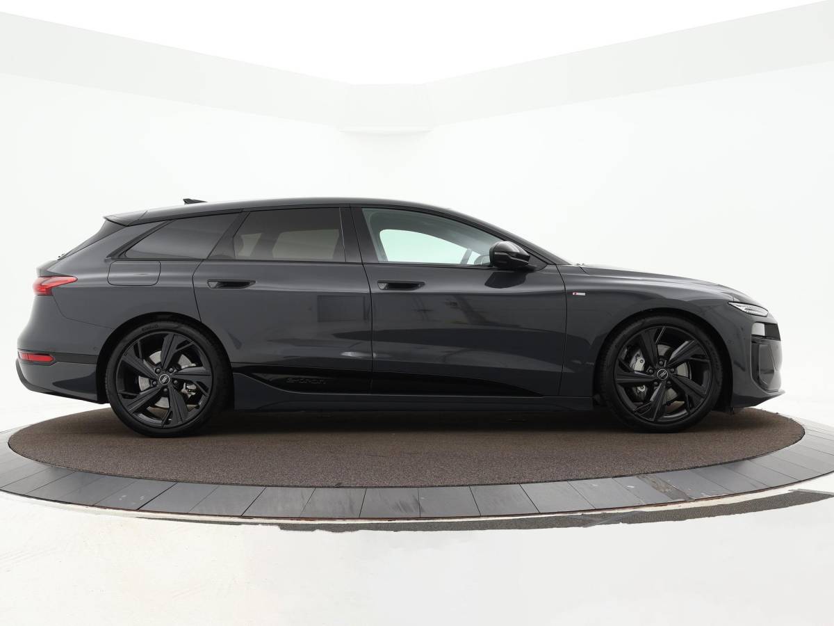 Audi A6 Avant e-tron Audi A6 Avant e-tron 367pk edition performance 100 kWh · SOH 97,8% · Warmtepomp · 360 Camera · Luchtvering · Wegklapbare Trekhaak · Stoel-& Stuurverwarming · 21” Inch · Garantie t/m 10-12-2030 of 100.000km