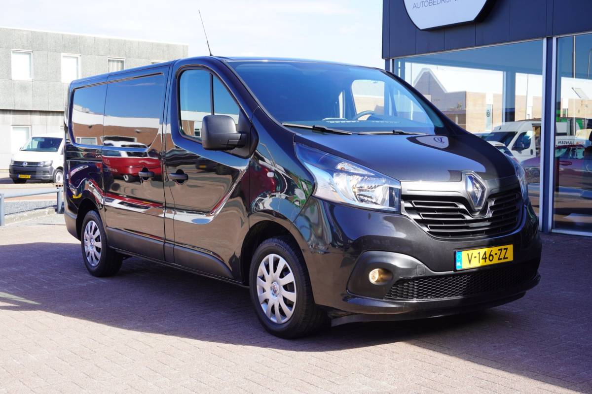 Renault Trafic Renault Trafic 1.6 dCi T27 L1H1 Work Edition Energy | 3 Zitter | 95.000KM | Airco | Navigatie | Zwart | 2019 | Inruil mogelijk