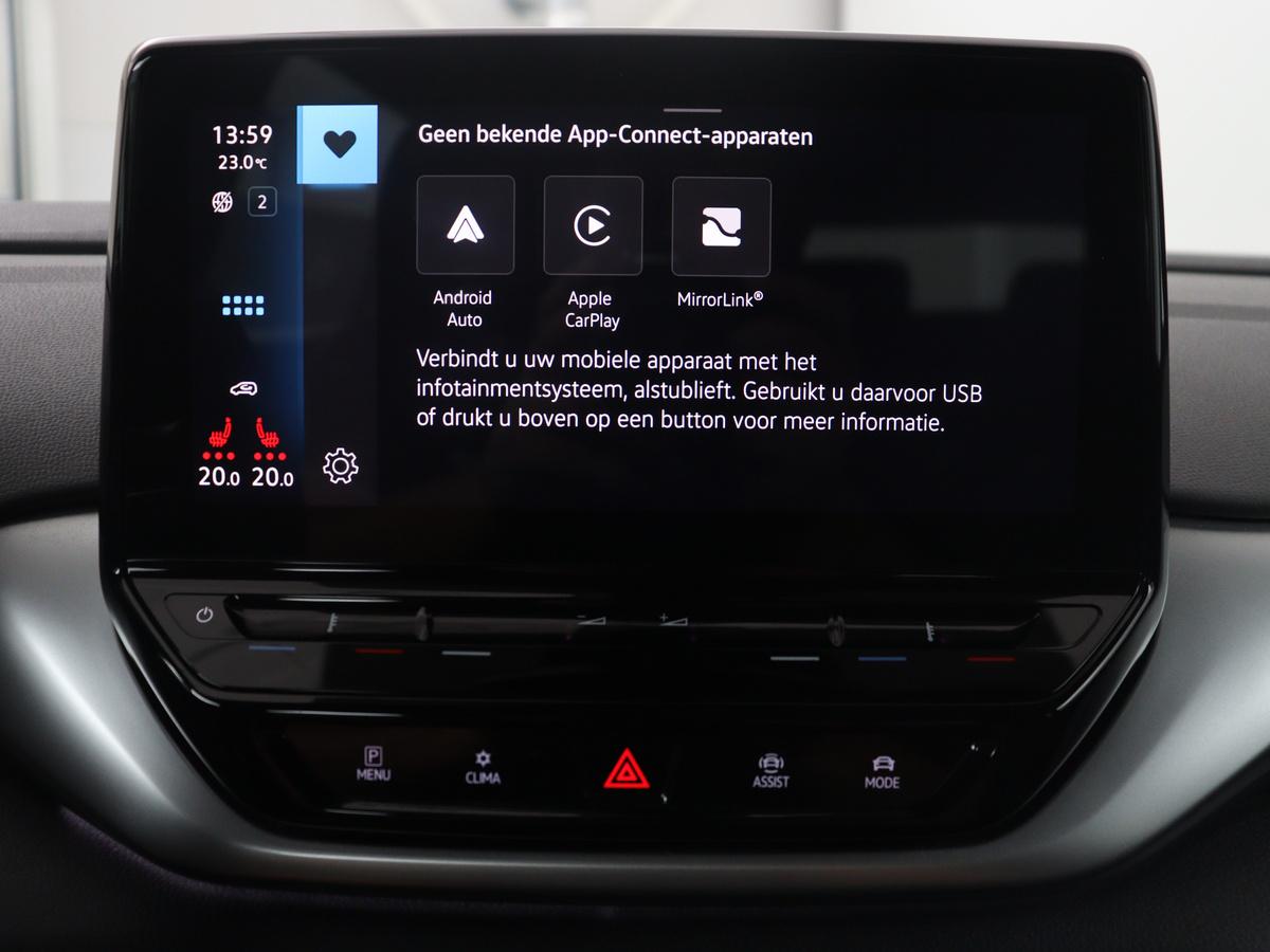 Volkswagen ID.4 Volkswagen ID.4 Pro 77 kWh | SOH 95,4% | Adaptive cruise | Lane assist | Stuur/stoelverwarming | Climate control | Sfeerverlichting | Carplay | Park assist | 20″ velgen