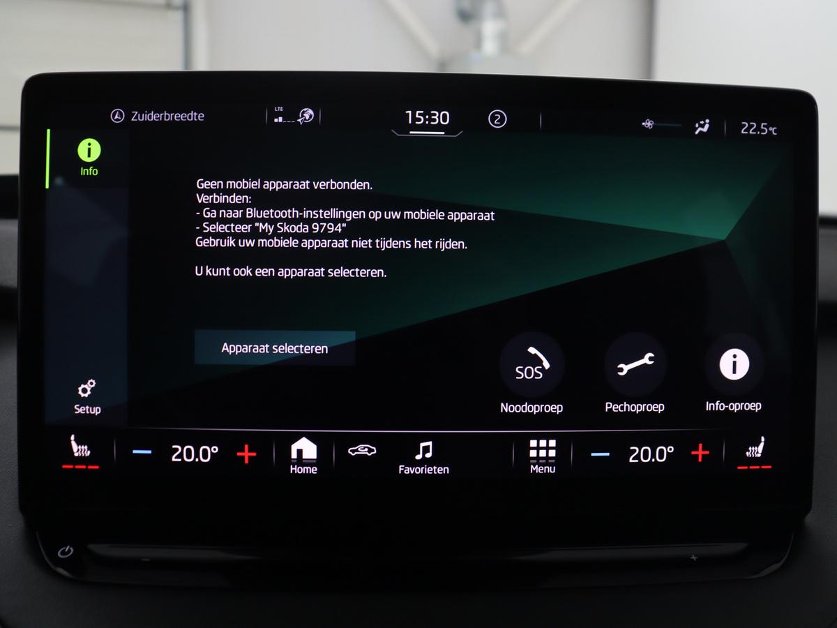 Škoda Enyaq iV Skoda Enyaq iV 60 | SOH 90,7% | Leder | Stoelverwarming | Head-up | Climate control | Navigatie | Carplay | Sfeerverlichting | Camera | Park assist | EV