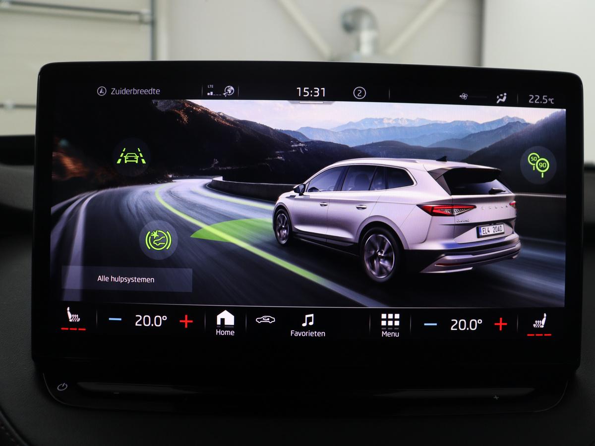 Škoda Enyaq iV Skoda Enyaq iV 60 | SOH 90,7% | Leder | Stoelverwarming | Head-up | Climate control | Navigatie | Carplay | Sfeerverlichting | Camera | Park assist | EV