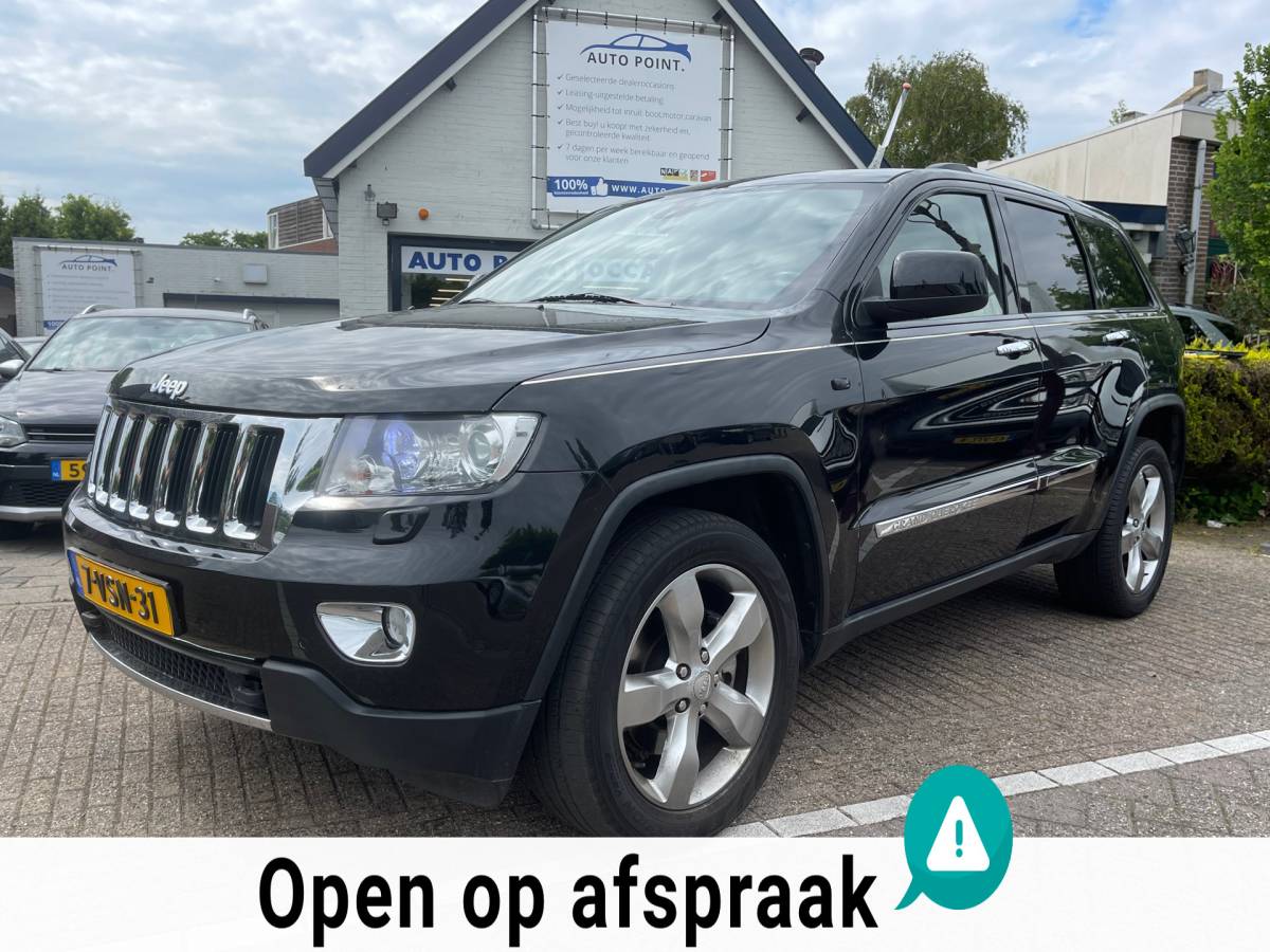 Jeep Grand Cherokee Jeep Grand Cherokee 3.0 CRD GRIJS-KENTEKEN/PANO/MARGE FULL-OPTION