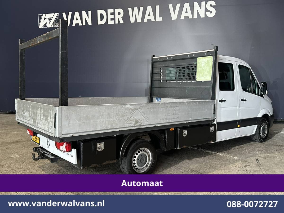 Mercedes-Benz Sprinter Mercedes-Benz Sprinter 316 CDI 164pk Automaat Pick Up 3500kg Trekhaak Open Laadbak Airco |