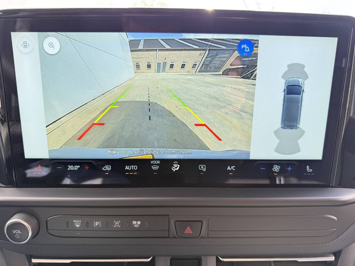 Ford E-Transit Custom Ford e-Transit Custom 65 kWh 218PK Elektrisch 344km WLTP 2300kg Trekvermogen BEV Snelladen Stoelverwarming LED Cruise Control Camera Carplay Parkeersensoren v+a