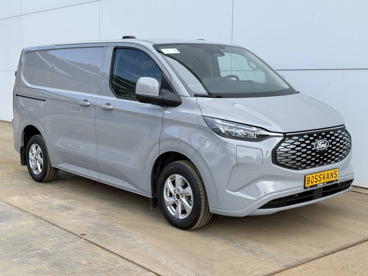 Ford E-Transit Custom Ford e-Transit Custom 65 kWh 218PK Elektrisch 344km WLTP 2300kg Trekvermogen BEV Snelladen Stoelverwarming LED Cruise Control Camera Carplay Parkeersensoren v+a