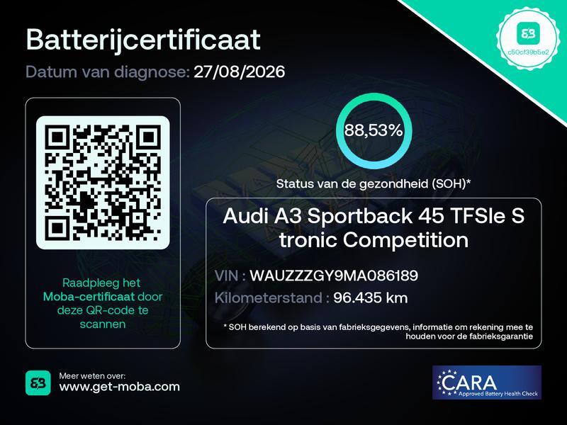 Audi A3 Audi A3 Sportback 45 TFSI e S-line Competition | Dealer Ondh