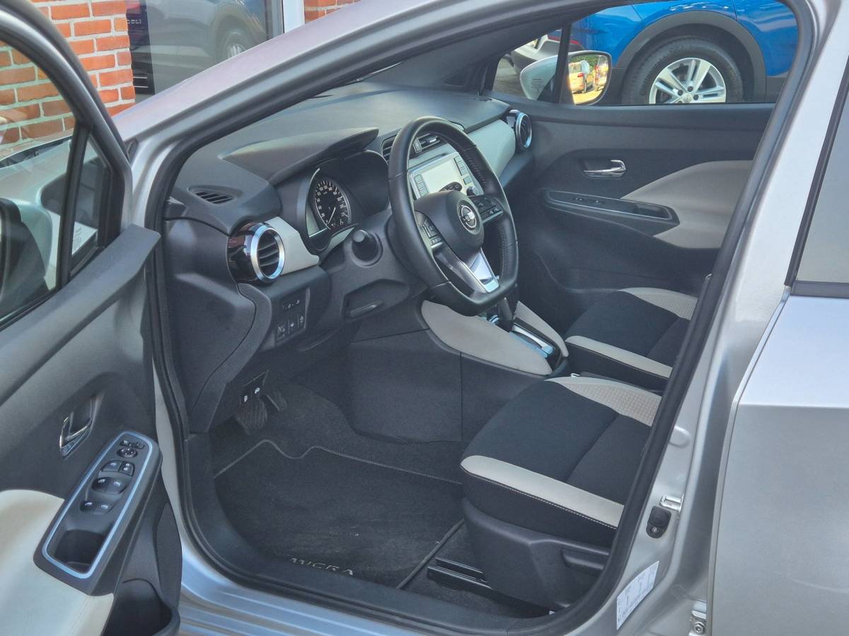 Nissan Micra Nissan Micra 1.0 IG-T Tekna 101PK 5drs AUTOMAAT clima, cruise, navi, pdc, camera, keyless, trekhaak, android auto, lmv